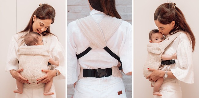 Testers gezocht Tilia ergonomische babydrager linnen Blabloom duurzame conceptstore voor het gezin