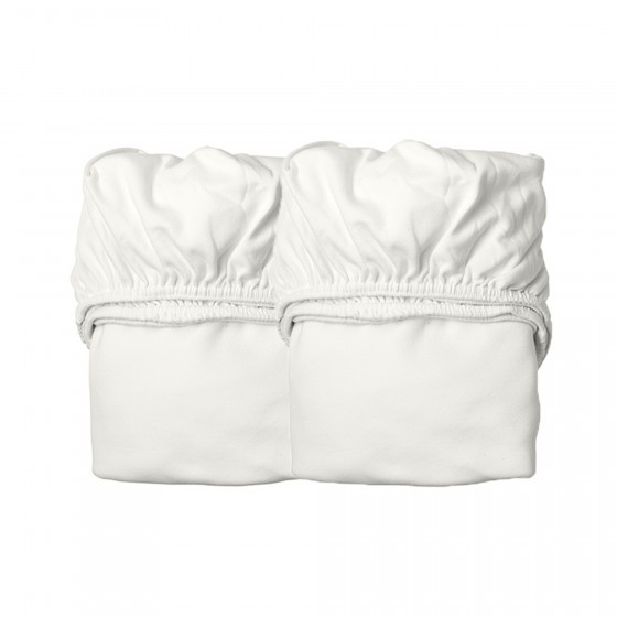 Minister Attent kassa Leander Hoeslaken Babybed (60 x 120 cm) 2-pack, Snow - Blabloom duurzame  conceptstore voor het hele gezin