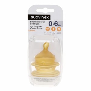 Suavinex Anatomische latex speen 0-6 maand Small Duopack