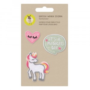 Lässig Textielstickers Stick On Unicorn
