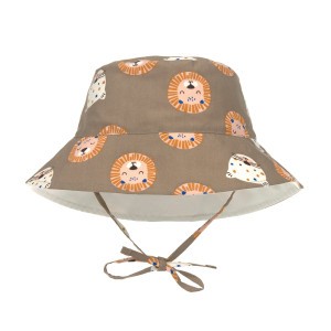Lässig Splash & Fun Sun Protection Bucket Zonnehoedje Wild Cats Choco