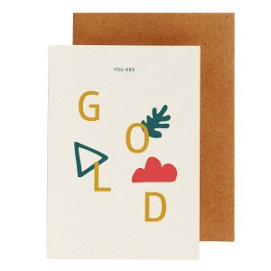 Hello August Postkaart 'You are gold' 