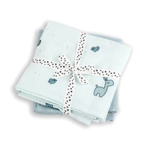 Done by Deer Swaddle (2-pack) Lalee Blue