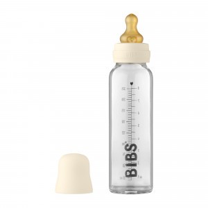 BIBS Glazen Babyfles (225 ml) Ivory