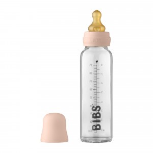 BIBS Glazen Babyfles (225 ml) Blush