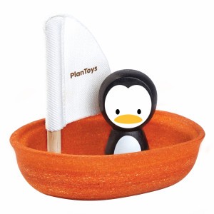 PlanToys Badspeelgoed Zeilboot Pinguin