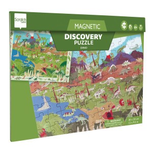 Scratch Magnetische Discovery Puzzel - Dino