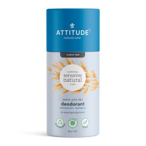 Attitude Super Leaves Baking Soda Free Deodorant Unscented