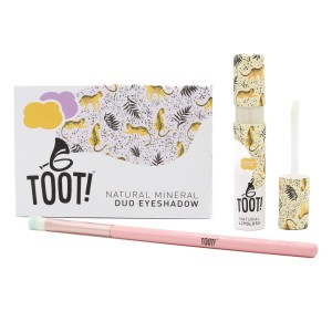 Toot! Gift Set "Cheetah Glow" Eyeshadow & Lipgloss