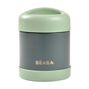 Beaba RVS Thermosbox (300 ml) Mineral Grey/Sage Green