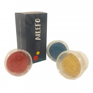 Ailefo Organische Speelklei Primaire Kleuren Mini 3 stuks: Blauw, Rood en Geel (3x100g)
