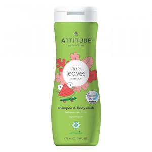 Attitude Little Leaves 2-in-1 Shampoo & Body Wash Watermeloen & Kokos (473 ml)