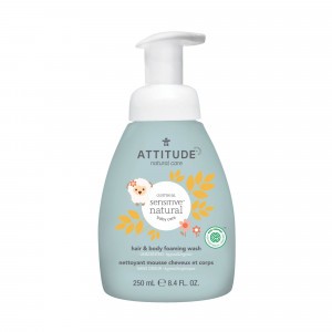 Attitude Sensitive Skin 2-in-1 Schuimende Shampoo & Body Wash (250 ml)