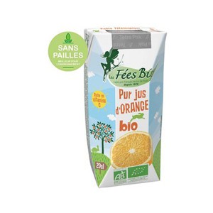 Les Fées Bio Sinaasappelsap (20 cl) 6-pack