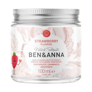 Ben & Anna Tandpasta Kids Strawberry met fluoride