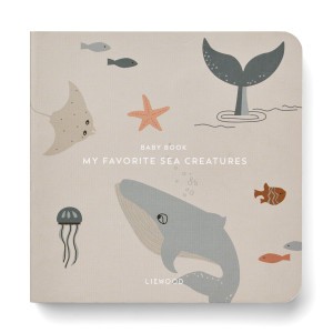 Liewood Bertie Babyboek Sea Creature/Sandy