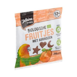 De Kleine Keuken Biologische Fruitjes met Abrikozen (20 g)