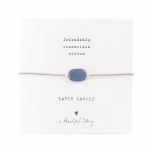 A Beautiful Story Armband Edelsteenkaart Lapis Lazuli