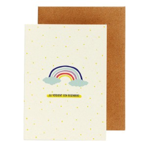 Blabloom x Hello August Postkaart 'Jij verdient een regenboog' #2
