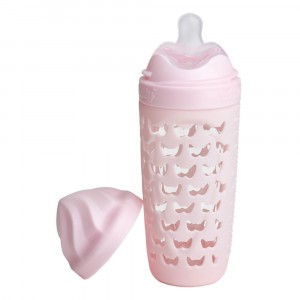 Herobility Eco Baby Fles Pink (320 ml)