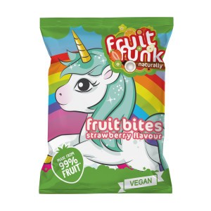 Fruitfunk Happybag "Strawberry Fruit Bites" Unicorn