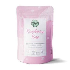 Okae For Kids Fruitpoeder Raspberry Rise (100 g)