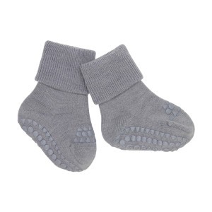 GoBabyGo Anti-slip Sokken Wool Grey Melange