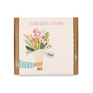 Blossombs Giftbox Medium 'Bloemen voor de Liefste Mama' (9 stuks)