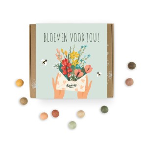 Blossombs Giftbox Medium (9 stuks) 'Bloemen voor Jou!'