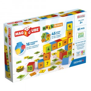 Geomag Magnetisch Speelgoed Magicube Math Building Recycled Clips 61-delig