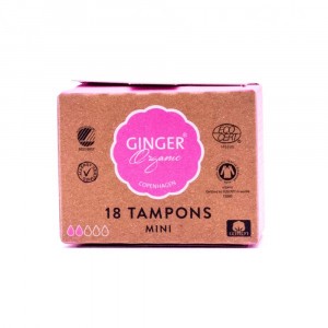 Ginger Organic Tampons Mini (18 stuks)