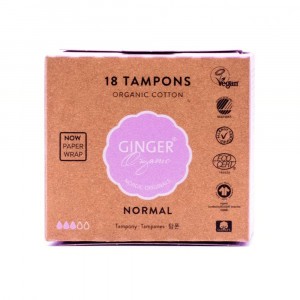 Ginger Organic Tampons Normal (18 stuks)