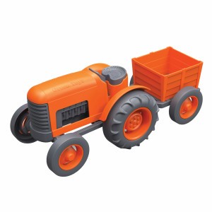 Green Toys Tractor Oranje