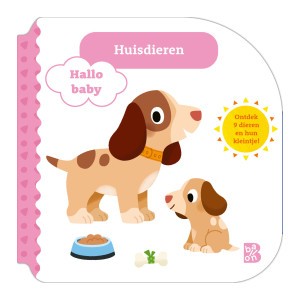 Standaard Uitgeverij Kartonboek Hallo baby: Huisdieren