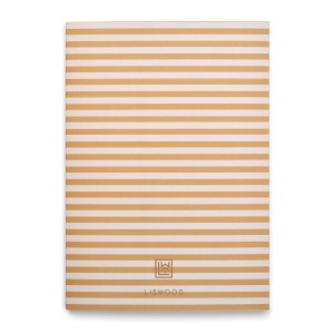 Liewood Jae Notitieboekje Medium Stripe Yellow Mellow/Sandy