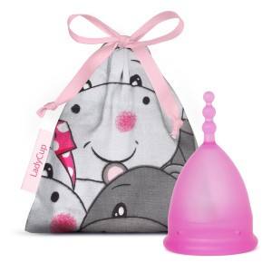 Ladycup Menstruatiecup Revolution Pinky Hippo L