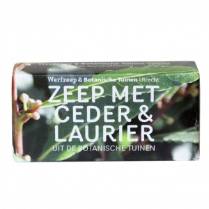 Werfzeep Botanische Tuinen zeep - Ceder & Laurier