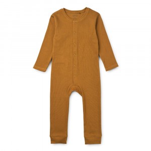 Liewood Birk Pyjama Jumpsuit Golden Caramel