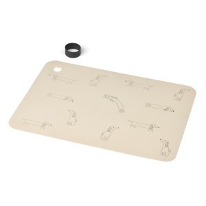 Liewood Jude Silicone Placemat Dog/Sandy