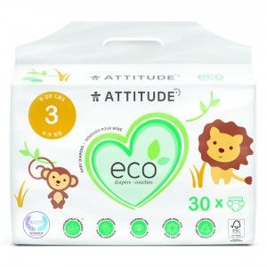 Attitude Baby Care Luier maat 3 (30 stuks)