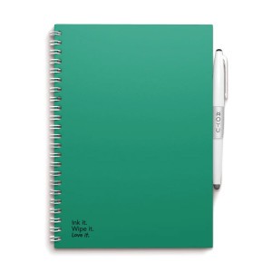 Moyu Uitwisbaar Notitieboek Ringband A5 'Solid Elegance' Forest Green