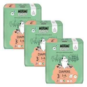Muumi Eco Wegwerpluiers Maat 3 (3 pakken) Voordeelpakket