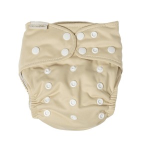 Bare & Boho One Size Nappy Soft Cover Sand Bamboo