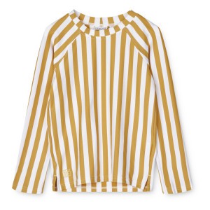 Liewood Noah UV T-shirt lange mouwen Stripe: Yellow Mellow/White
