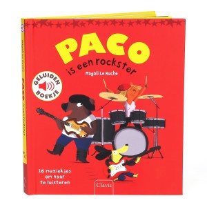Clavis Geluidenboekje Paco is een rockster