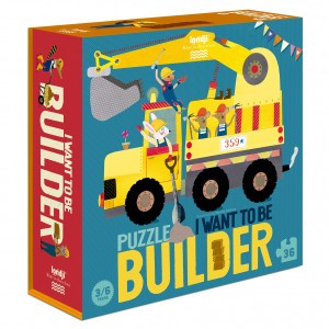 Londji Puzzel 'I want to be... Builder'