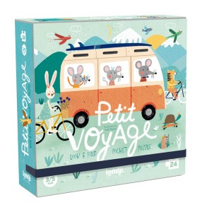 Londji Zoek en Vind Pocket Puzzel 'Petit Voyage'