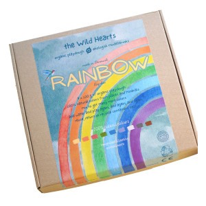 The Wild Hearts Biologische Klei Set (9 x 120 g) 'Rainbow'