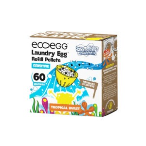 Ecoegg Hervulpellets Navulling - 'Spongebob' Tropical Burst (60 wasbeurten) Sensitive
