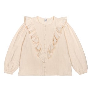 The Miracle Makers Ruffled Shirt Almond